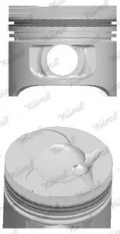 Поршень с кольцами MB 89,00 OM601/602 2,3D/2,9D NURAL 87-743100-10