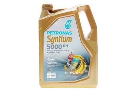 Масло 5W30 SYNTIUM 5000 RN (5L) (RN 0720/MB 226.51) (ACEA C4) PETRONAS 70543M12EU