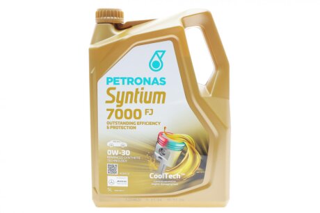 Олива 0W30 SYNTIUM 7000 FJ (5L) (Ford WSS-M2C950-A/Jaguar Land Rover STJLR.03.5007) (ACEA C2) PETRONAS 70670M12EU