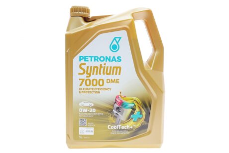 Олива 0W20 SYNTIUM 7000 DME (5L) (MB 229.71/MB 229.72) (API SP) (ILSAC GF-6A/ACEA C6) PETRONAS 70716M12EU