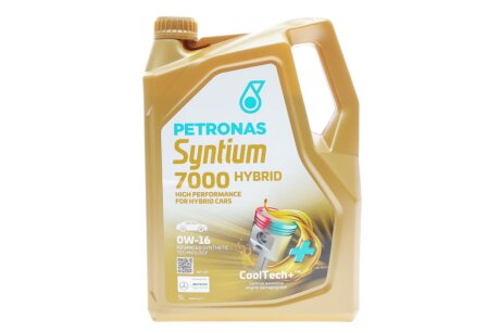 Масло 0W16 SYNTIUM 7000 HYBRID (5L) (API SP/ILSAC GF-6B) PETRONAS 70735M12EU