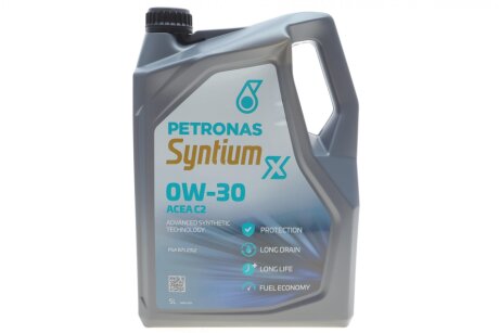 Олива 0W30 SYNTIUM X (5L) (PSA B71 2312/ACEA C2) PETRONAS 70981M12EU