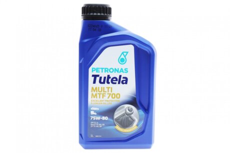 Масло 75W80 TUTELA MULTI MTF 700 (1L) (API GL-4/Fiat 9.55550-MZ12/BMW MTF LT-2/LT-3/LT-4) PETRONAS 76640E15EU