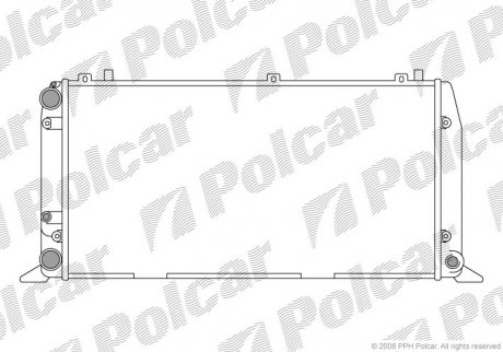 Радіатори охолодження Polcar 130708-4 (фото 1)