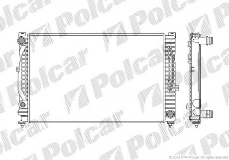 Радіатори охолодження Polcar 132408-5