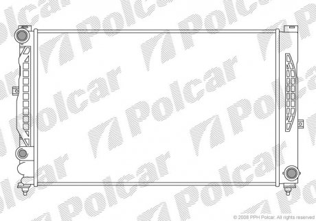 Радіатори охолодження Polcar 132408A5