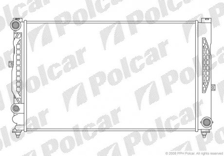 Радиаторы охлаждения Polcar 132408A5 (фото 1)