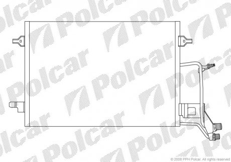 Радиаторы кондиционера Polcar 1326K8C3S