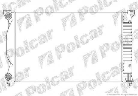 Радиаторы охлаждения Polcar 133408A1 (фото 1)