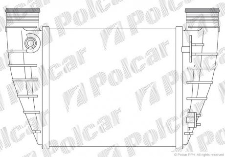 Радиаторы воздуха (Интеркулеры) Polcar 1336J83X