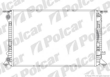 Радиаторы охлаждения Polcar 133708-4 (фото 1)