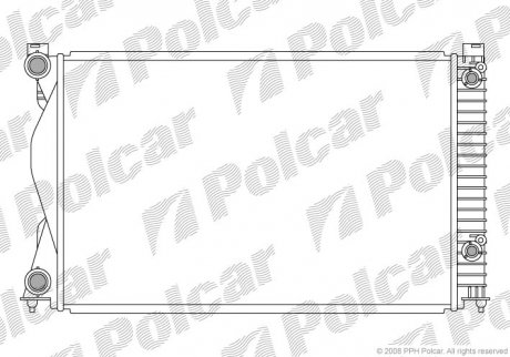 Радіатори охолодження Polcar 133808-4