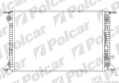 Радіатори охолодження Polcar 136508-1 (фото 1)