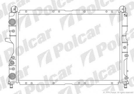 Радіатори охолодження Polcar 140208A6
