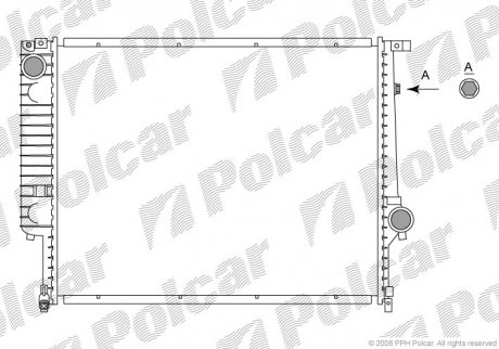 Радіатори охолодження Polcar 200508-7 (фото 1)