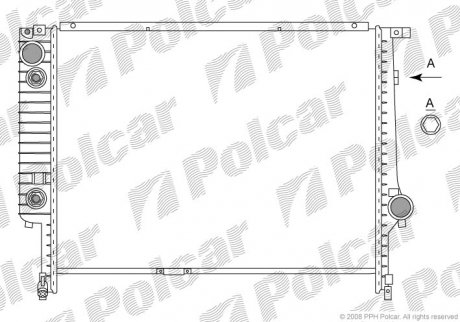 Радіатори охолодження Polcar 200708-4 (фото 1)