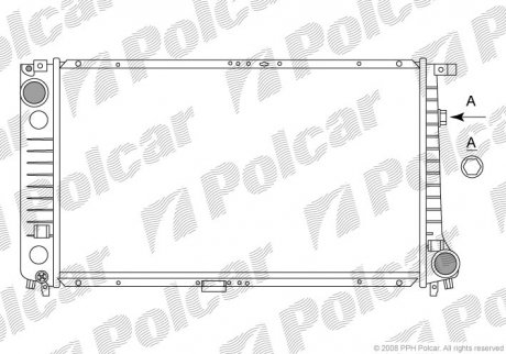 Радиаторы охлаждения Polcar 200708-6 (фото 1)