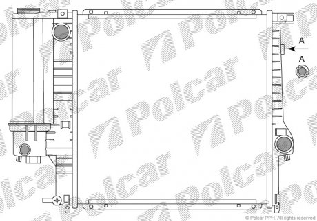 Радіатори охолодження Polcar 200708A2