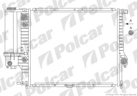 Радиаторы охлаждения Polcar 201408A1 (фото 1)