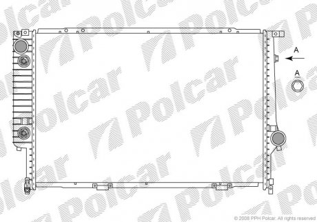 Радіатори охолодження Polcar 201508-8 (фото 1)