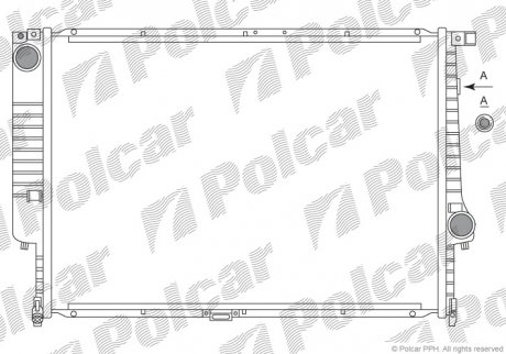 Радіатори охолодження Polcar 201508A5 (фото 1)