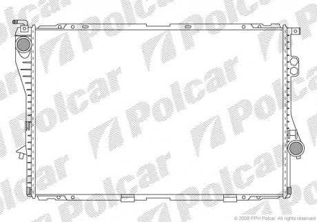 Радіатори охолодження Polcar 201608A4 (фото 1)