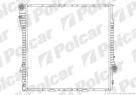 Радіатори охолодження Polcar 205008-1 (фото 1)