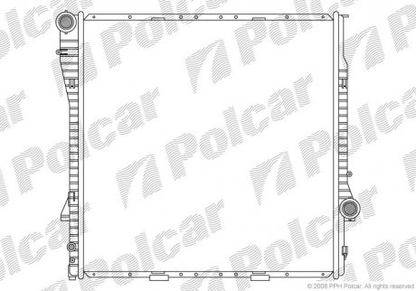 Радіатори охолодження Polcar 205008-2 (фото 1)