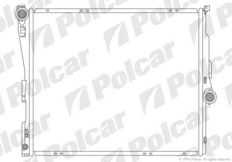 Радіатори охолодження Polcar 205508-1 (фото 1)