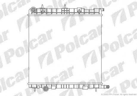 Радіатори охолодження Polcar 231508-2 (фото 1)