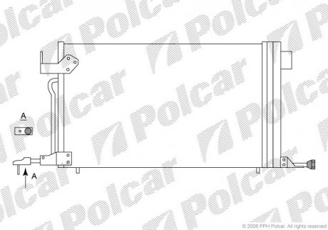 Радиаторы кондиционера Polcar 2326K8C1S