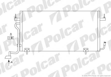 Радиаторы кондиционера Polcar 2326K8C3