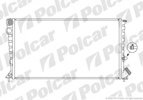 Радіатори охолодження Polcar 235008-6 (фото 1)