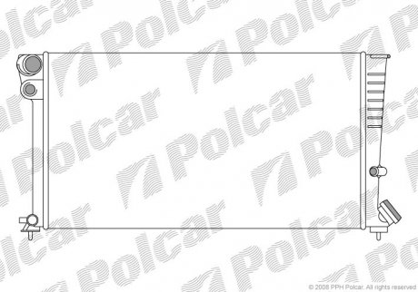 Радиаторы охлаждения Polcar 235008A4 (фото 1)