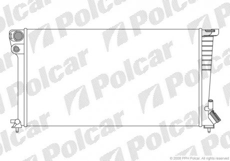 Радіатори охолодження Polcar 235008A8 (фото 1)