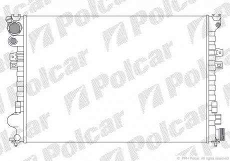 Радіатори охолодження Polcar 238008A2 (фото 1)