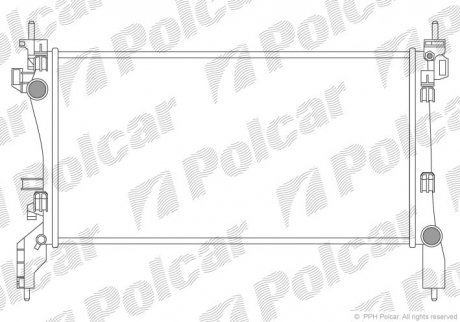 Радиаторы охлаждения Polcar 239108-2