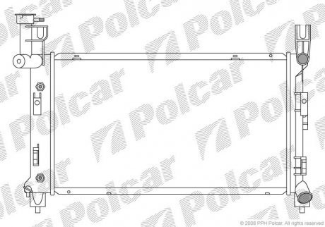 Радиаторы охлаждения Polcar 240008-4 (фото 1)