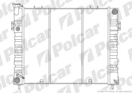 Радіатори охолодження Polcar 240508-3 (фото 1)