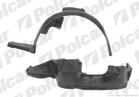 Подкрылок Polcar 2506FL-1 (фото 1)