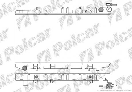 Радіатори охолодження Polcar 2728081K (фото 1)