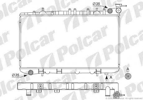 Радиаторы охлаждения Polcar 272808-2 (фото 1)
