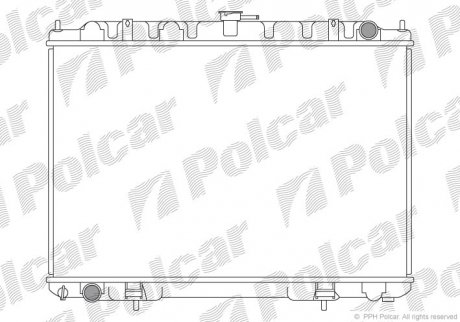 Радіатори охолодження Polcar 274608-5 (фото 1)