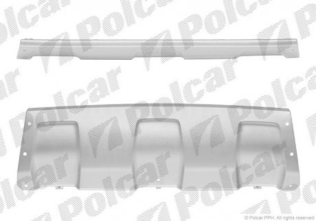 Защита бампера нижняя Polcar 28203417 (фото 1)