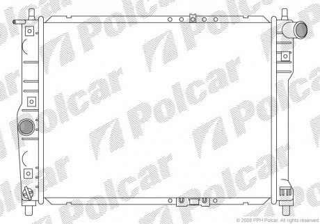 Радіатори охолодження Polcar 291208-1 (фото 1)