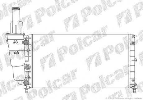 Радіатори охолодження Polcar 30170803 (фото 1)