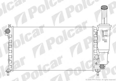 Радіатори охолодження Polcar 302208-6 (фото 1)