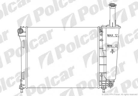 Радиаторы охлаждения Polcar 3035081X (фото 1)