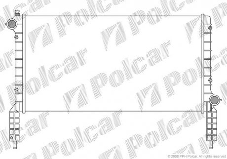 Радіатори охолодження Polcar 3040082X (фото 1)