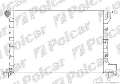 Радіатори охолодження Polcar 321008A2 (фото 1)